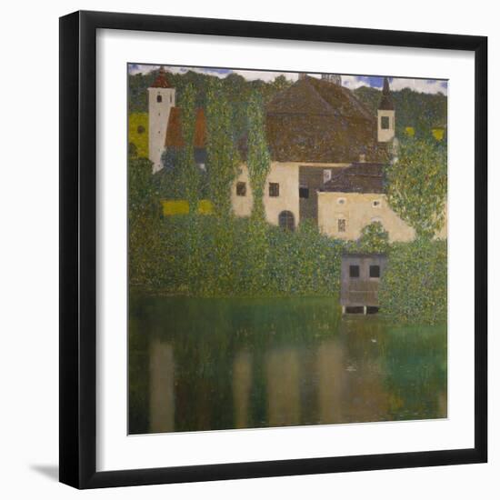 Schloss Kammer on the Attersee (I), 1908-Gustav Klimt-Framed Giclee Print