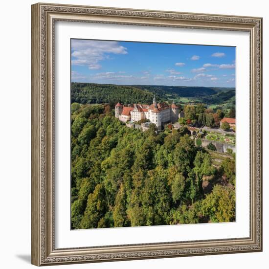 Schloss Langenburg, Langenburg, Hohenlohe, Baden-Wurttemberg, Germany, Europe-Markus Lange-Framed Photographic Print