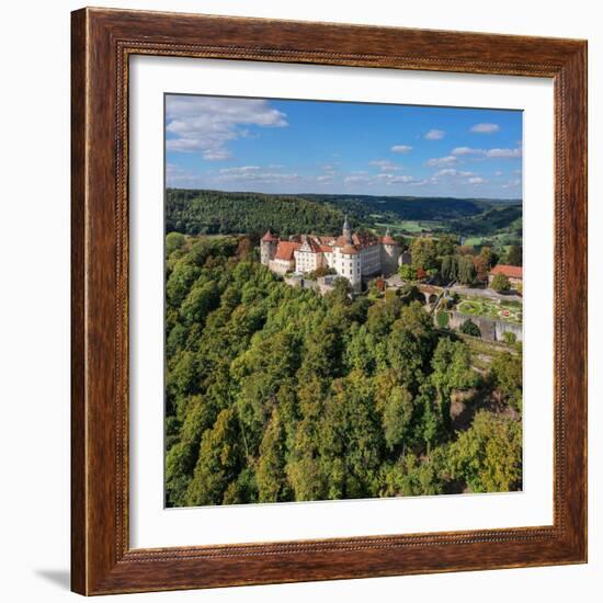 Schloss Langenburg, Langenburg, Hohenlohe, Baden-Wurttemberg, Germany, Europe-Markus Lange-Framed Photographic Print