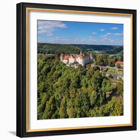 Schloss Langenburg, Langenburg, Hohenlohe, Baden-Wurttemberg, Germany, Europe-Markus Lange-Framed Photographic Print