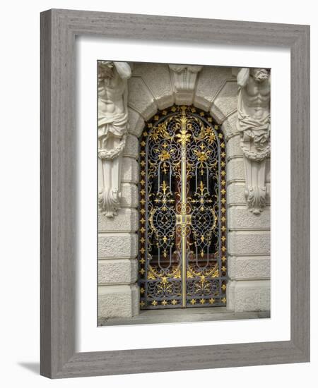 Schloss Linderhof Door-George Johnson-Framed Photographic Print