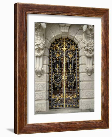 Schloss Linderhof Door-George Johnson-Framed Photographic Print