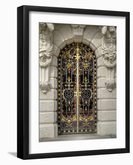 Schloss Linderhof Door-George Johnson-Framed Photographic Print