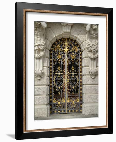 Schloss Linderhof Door-George Johnson-Framed Photographic Print