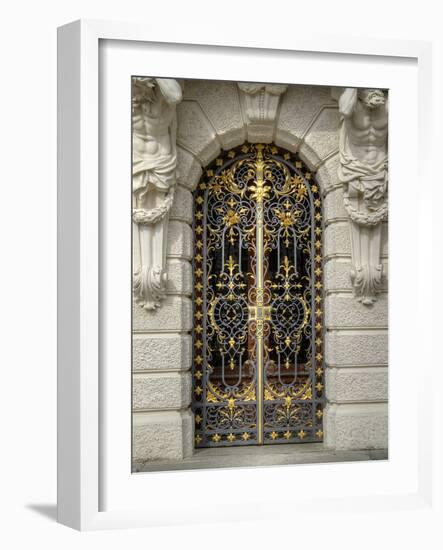 Schloss Linderhof Door-George Johnson-Framed Photographic Print