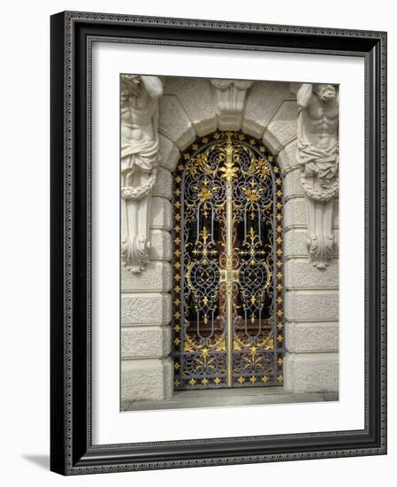 Schloss Linderhof Door-George Johnson-Framed Photographic Print