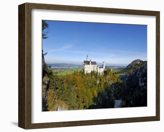 Schloss Neuschwanstein, Bavaria (Bayern), Germany-Gary Cook-Framed Photographic Print