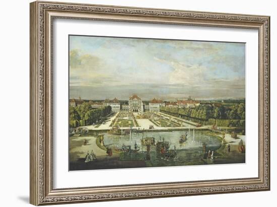 Schloss Nymphenburg, 1761-Bernardo Bellotto-Framed Giclee Print