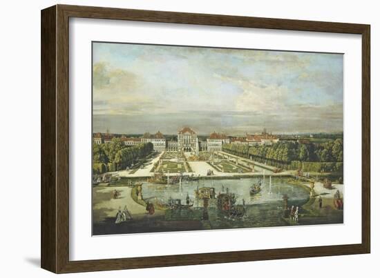 Schloss Nymphenburg, 1761-Bernardo Bellotto-Framed Giclee Print