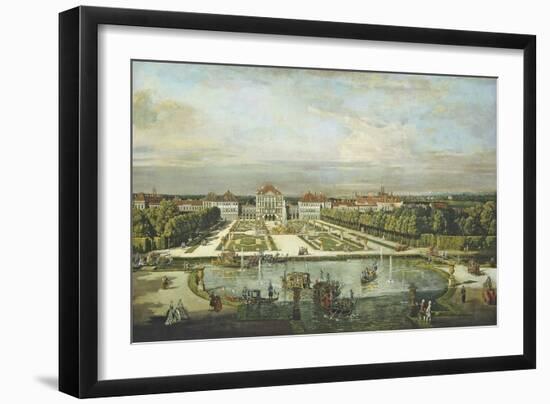 Schloss Nymphenburg, 1761-Bernardo Bellotto-Framed Giclee Print