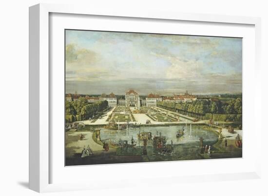 Schloss Nymphenburg, 1761-Bernardo Bellotto-Framed Giclee Print