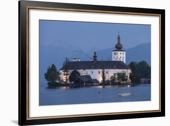 Schloss Orth, Traunsee, Gmunden, Salzkammergut, Upper Austria, Austria-Gerhard Wild-Framed Photographic Print