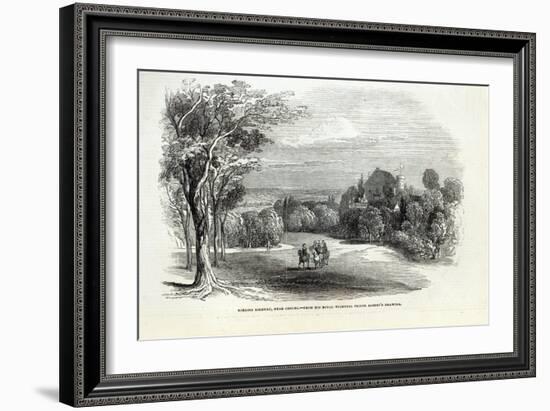 Schloss Rosenau, near Coburg, from 'The Illustrated London News', 30th August 1845-null-Framed Giclee Print