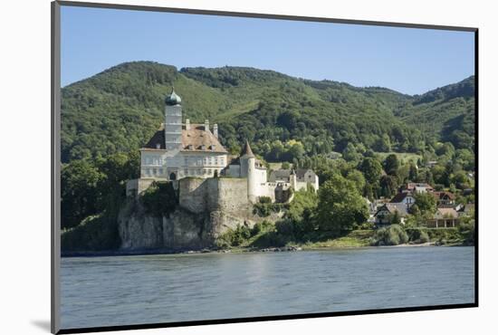 Schloss Schonbuhel and River Danube, Wachau Valley, Lower Austria, Austria, Europe-Rolf Richardson-Mounted Photographic Print