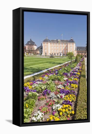 Schloss Schwetzingen Palace, Baroque Garden, Schwetzingen, Baden-Wurttemberg, Germany, Europe-Markus Lange-Framed Premier Image Canvas