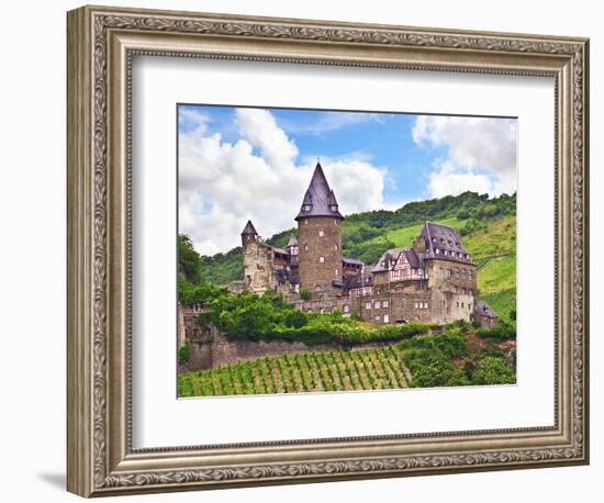 Schloss Stahleck, Bacharach, Germany-Miva Stock-Framed Photographic Print