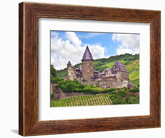 Schloss Stahleck, Bacharach, Germany-Miva Stock-Framed Photographic Print