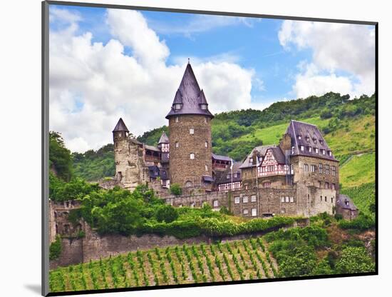 Schloss Stahleck, Bacharach, Germany-Miva Stock-Mounted Photographic Print