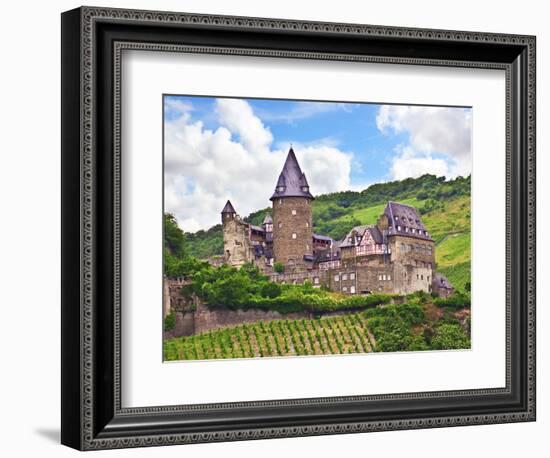 Schloss Stahleck, Bacharach, Germany-Miva Stock-Framed Photographic Print