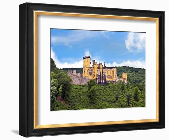 Schloss Stolzenfels, Koblenz, Germany-Miva Stock-Framed Photographic Print