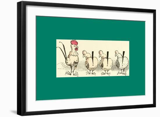 Schnaken and Schnurren-Wilhelm Busch-Framed Giclee Print