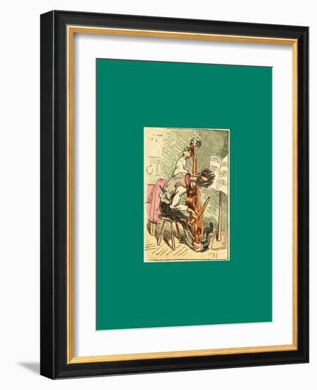 Schnaken and Schnurren-Wilhelm Busch-Framed Giclee Print