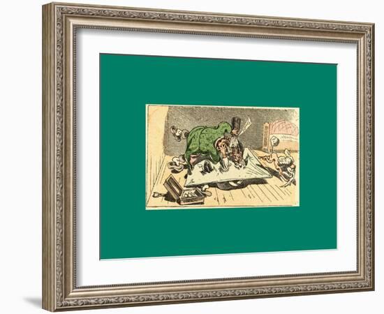 Schnaken and Schnurren-Wilhelm Busch-Framed Giclee Print