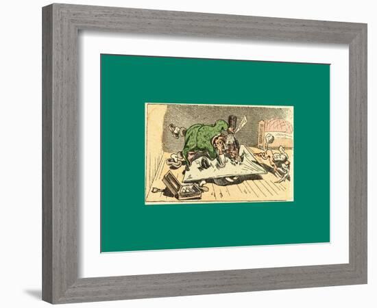 Schnaken and Schnurren-Wilhelm Busch-Framed Giclee Print