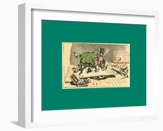 Schnaken and Schnurren-Wilhelm Busch-Framed Giclee Print