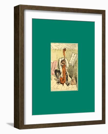 Schnaken and Schnurren-Wilhelm Busch-Framed Giclee Print