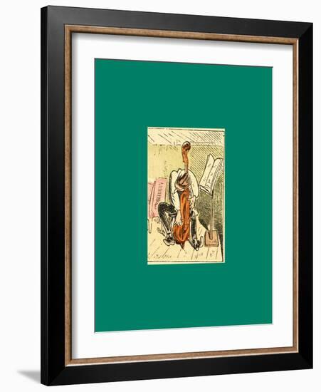 Schnaken and Schnurren-Wilhelm Busch-Framed Giclee Print