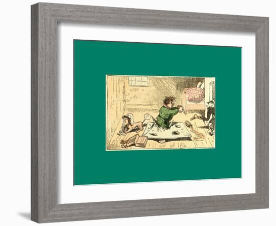 Schnaken and Schnurren-Wilhelm Busch-Framed Giclee Print