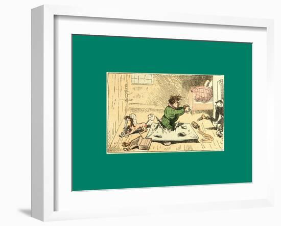 Schnaken and Schnurren-Wilhelm Busch-Framed Giclee Print