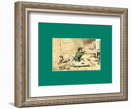 Schnaken and Schnurren-Wilhelm Busch-Framed Giclee Print