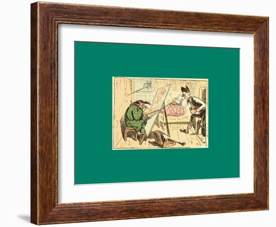 Schnaken and Schnurren-Wilhelm Busch-Framed Giclee Print