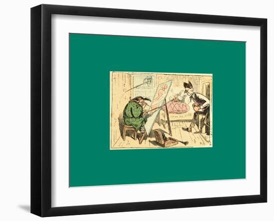 Schnaken and Schnurren-Wilhelm Busch-Framed Giclee Print