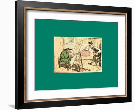 Schnaken and Schnurren-Wilhelm Busch-Framed Giclee Print