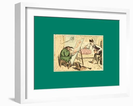 Schnaken and Schnurren-Wilhelm Busch-Framed Giclee Print