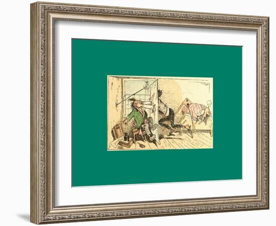 Schnaken and Schnurren-Wilhelm Busch-Framed Giclee Print