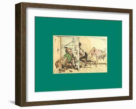 Schnaken and Schnurren-Wilhelm Busch-Framed Giclee Print