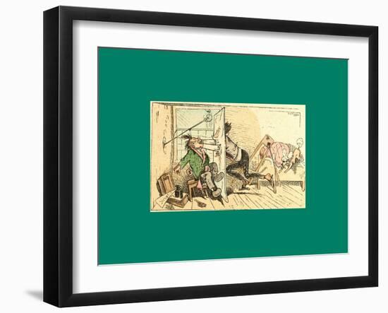 Schnaken and Schnurren-Wilhelm Busch-Framed Giclee Print