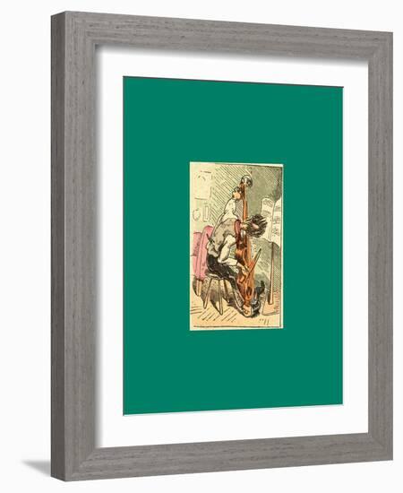 Schnaken and Schnurren-Wilhelm Busch-Framed Giclee Print