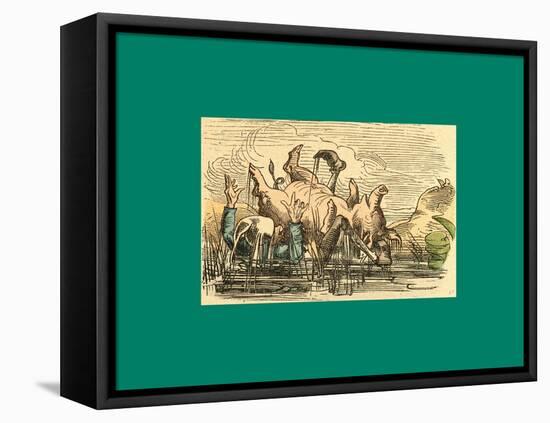 Schnaken and Schnurren-Wilhelm Busch-Framed Premier Image Canvas