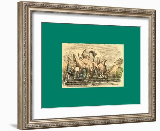 Schnaken and Schnurren-Wilhelm Busch-Framed Giclee Print