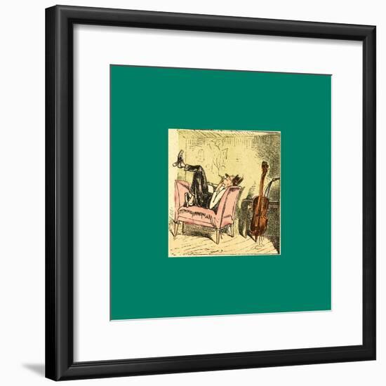 Schnaken and Schnurren-Wilhelm Busch-Framed Giclee Print