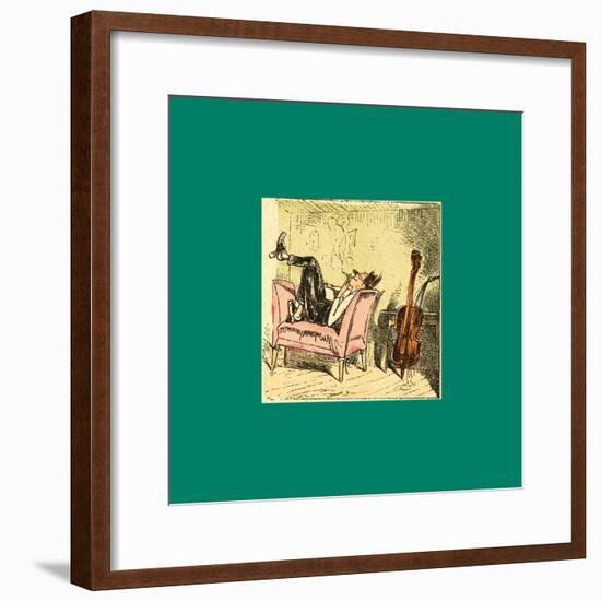 Schnaken and Schnurren-Wilhelm Busch-Framed Giclee Print