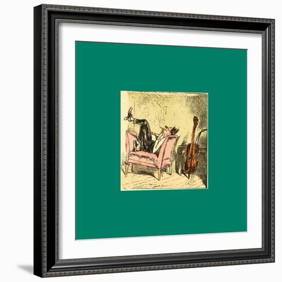 Schnaken and Schnurren-Wilhelm Busch-Framed Giclee Print