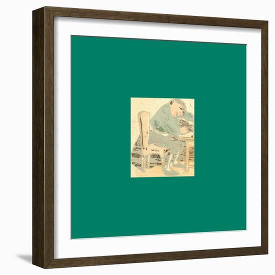 Schnaken and Schnurren-Wilhelm Busch-Framed Giclee Print