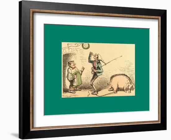 Schnaken and Schnurren-Wilhelm Busch-Framed Giclee Print