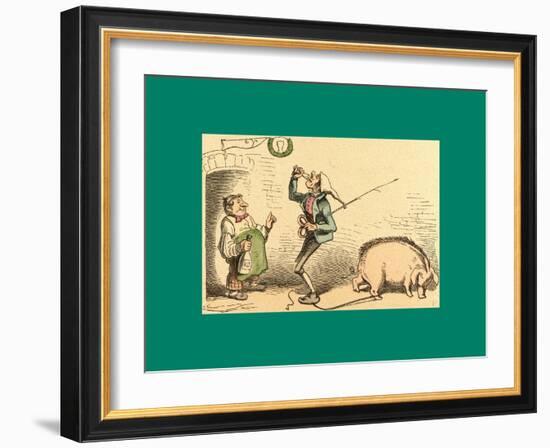 Schnaken and Schnurren-Wilhelm Busch-Framed Giclee Print